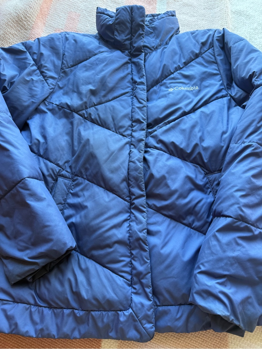 Columbia Women's Royal Blue Quilted Puffer Jacket